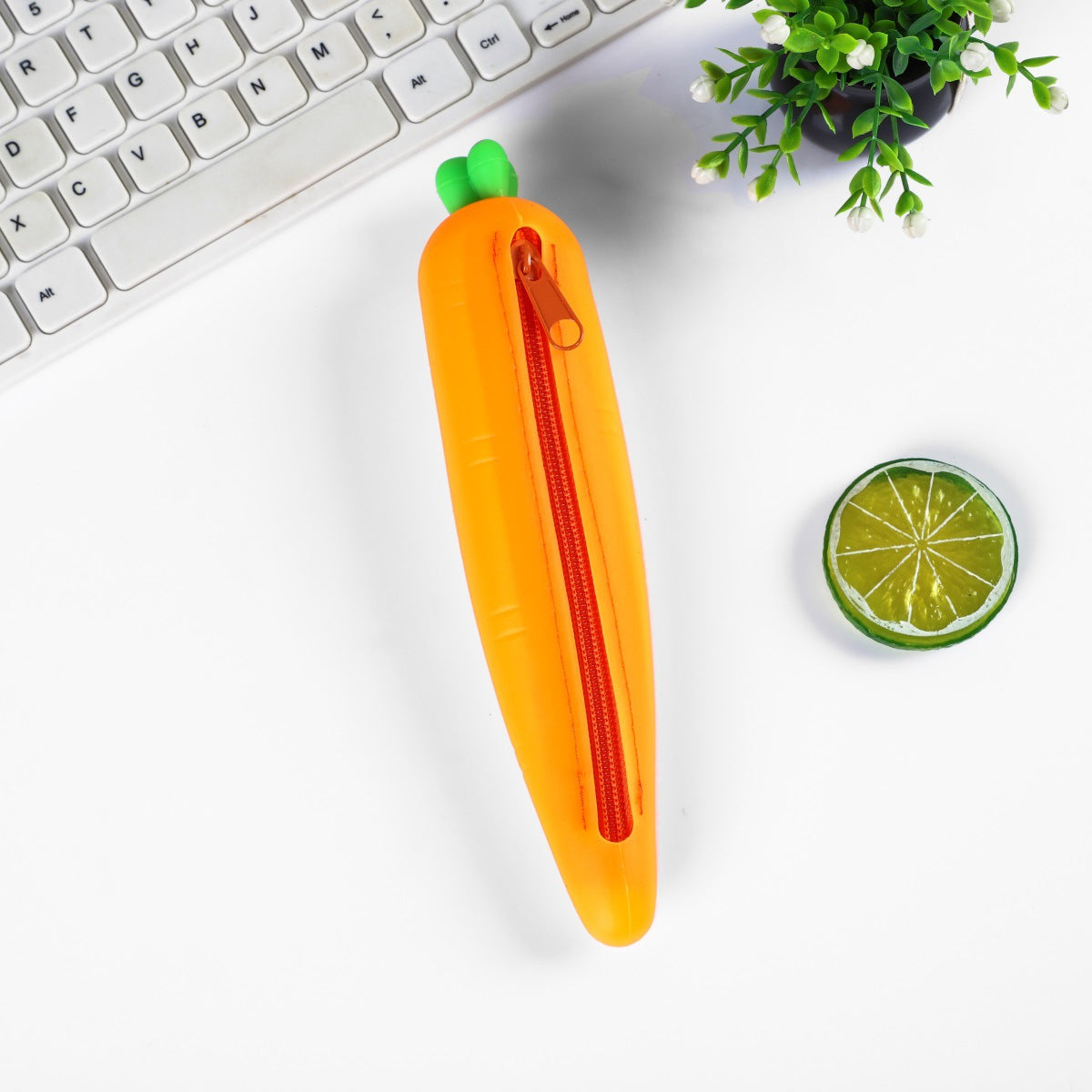Wholesale Fruit and Vegetable Silicone Pencil Case