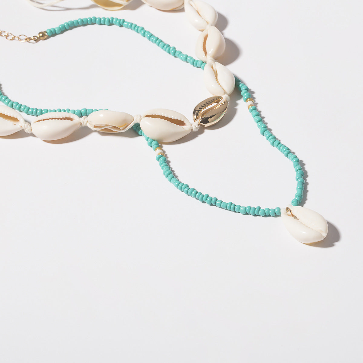 Collares de aleación de doble capa de la conde de arroz al por mayor