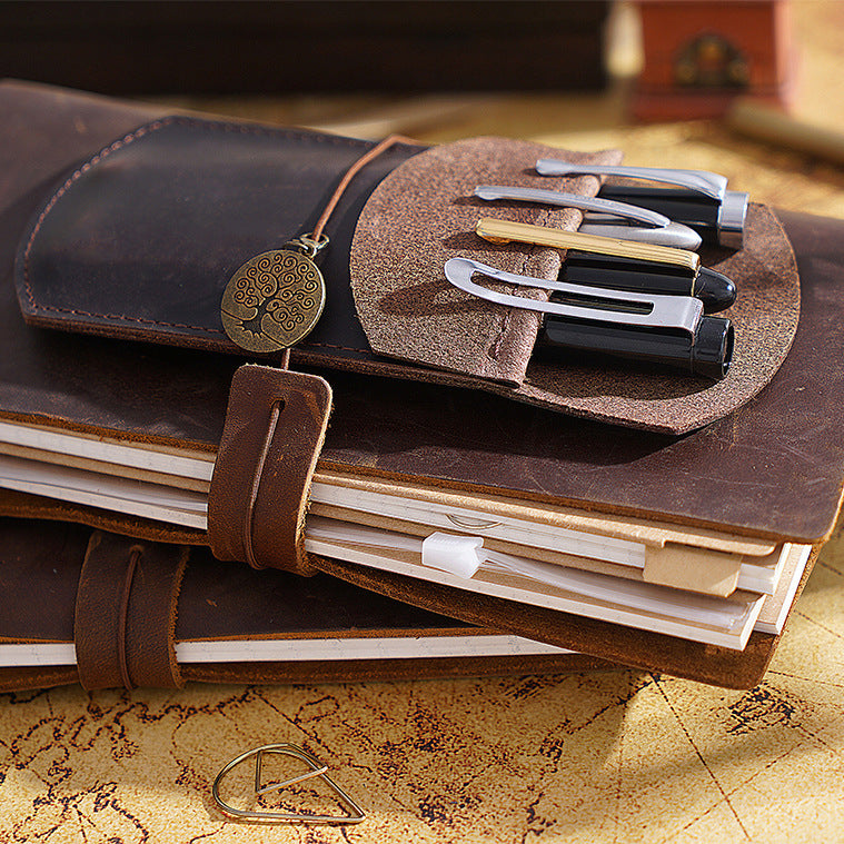 Wholesale Genuine Vintage Handmade Cowhide Pencil Case