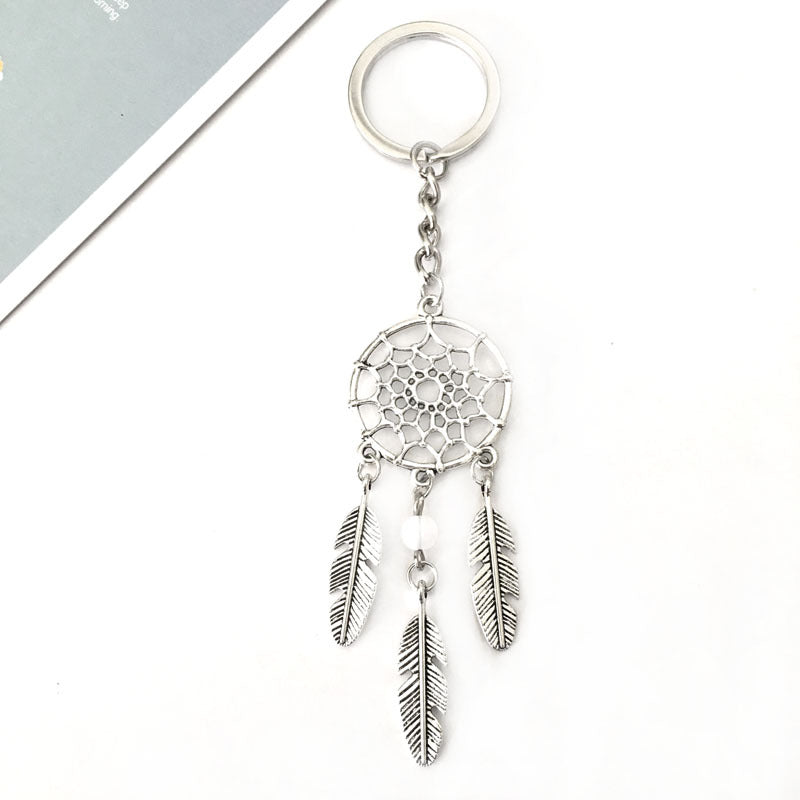Wholesale Alloy Dream Catcher Metal Tassel Pendant Keychains