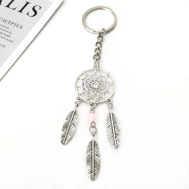 Wholesale Alloy Dream Catcher Metal Tassel Pendant Keychains