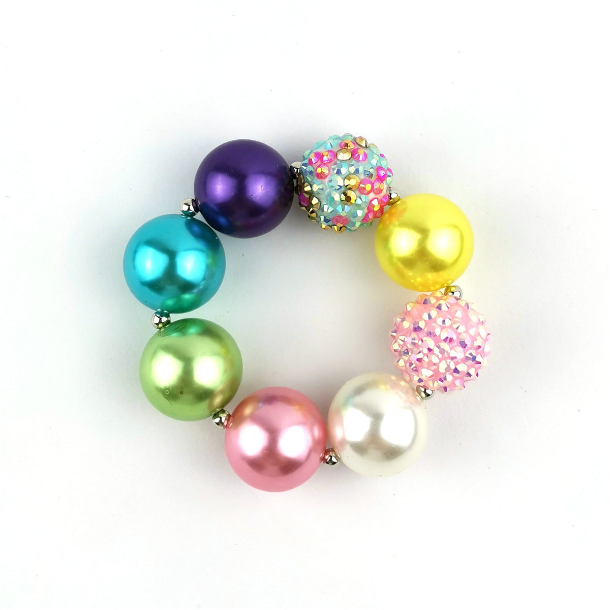 Wholesale Mermaid Pearl Unicorn Kids Alloy Acrylic Necklaces