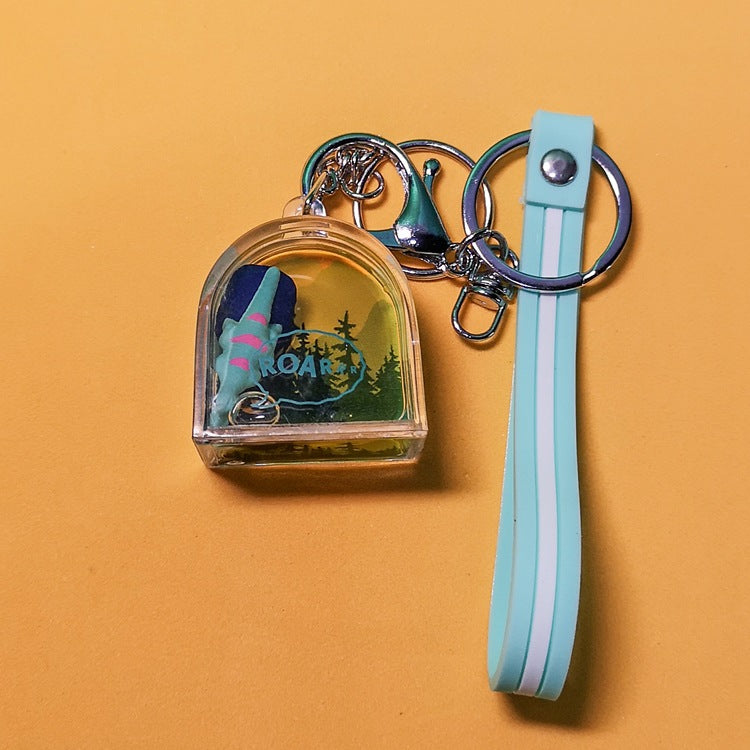 Llavero de dinosaurio engrasado de plástico al por mayor