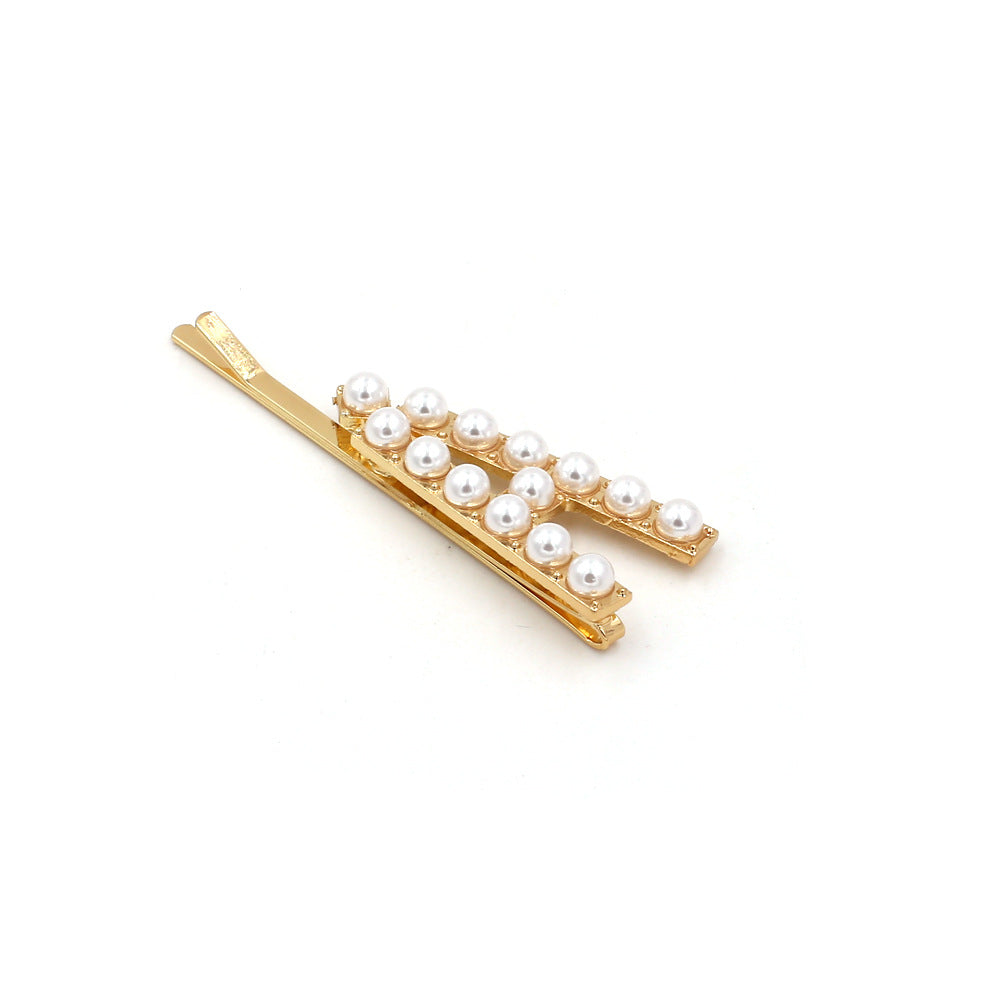 Wholesale English Alphabet Pearl Hairpins