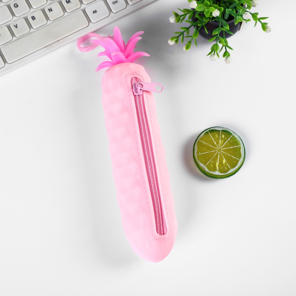 Wholesale Fruit and Vegetable Silicone Pencil Case