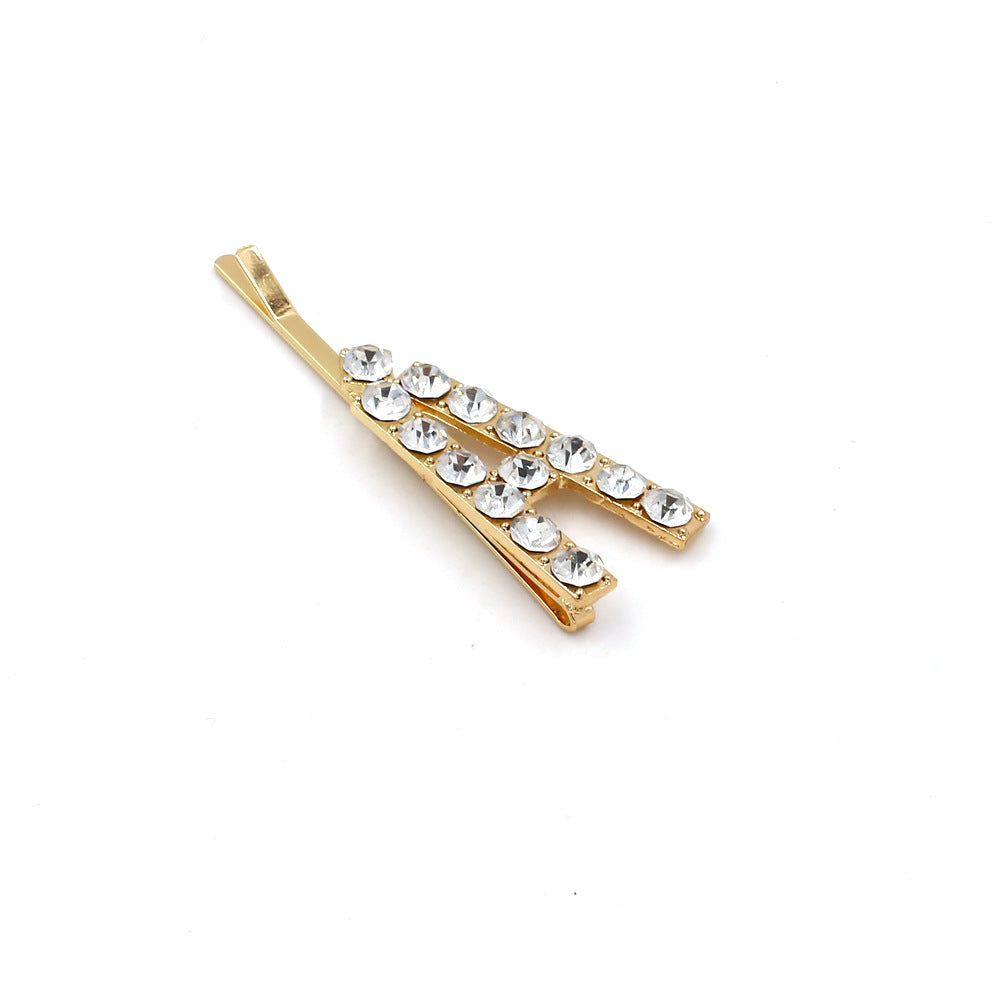 Wholesale English Alphabet Pearl Hairpins
