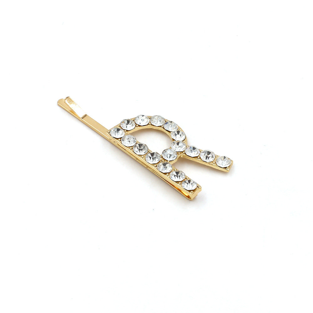 Wholesale English Alphabet Pearl Hairpins