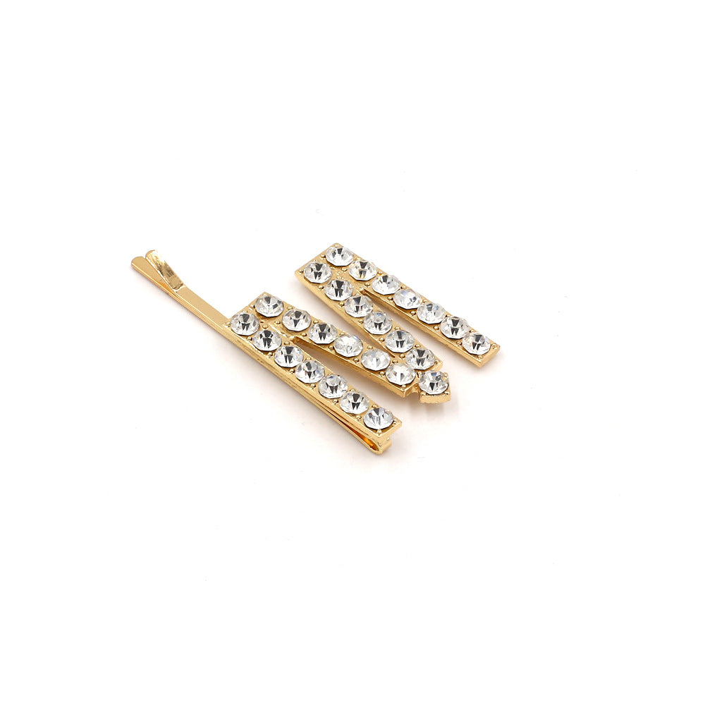 Wholesale English Alphabet Pearl Hairpins