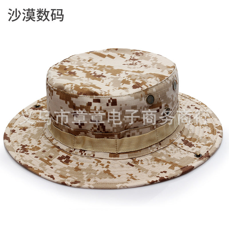 Wholesale Military Fan Outdoor Python Pattern Camouflage Mountaineering Fisherman Hat