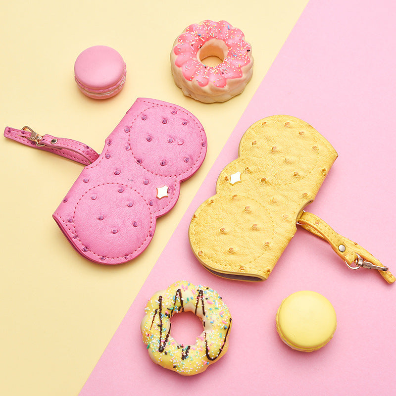 Wholesale Glasses clip soft bag portable sunglasses frame protection box