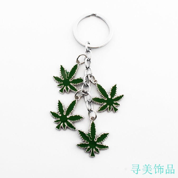 Wholesale Creative Metal Plant Keychains