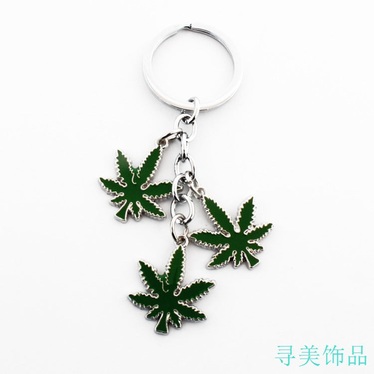 Wholesale Creative Metal Plant Keychains