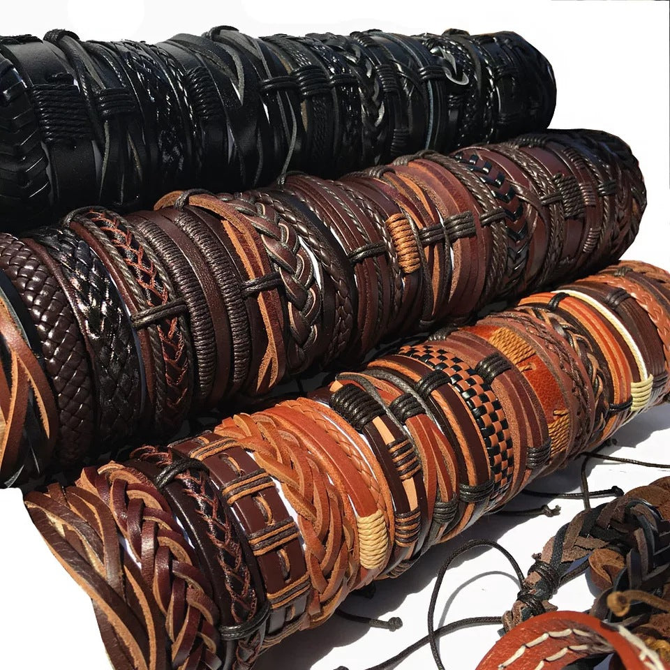 Wholesale Handwoven Leather Bracelet