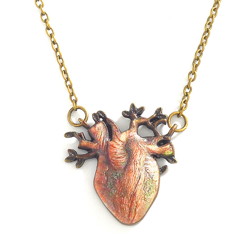Wholesale Tree Root Antique Copper Pendant Necklaces