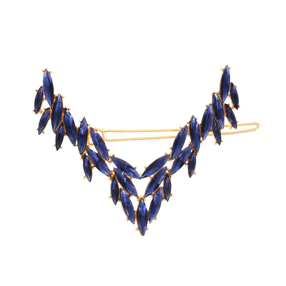 Wholesale Alloy Diamond Geometric Hair Clips