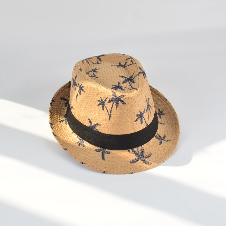 Wholesale Middle-aged and Elderly Summer Paper Cloth Sun Hat Small Hat Sun Hat Outdoor Straw Hat