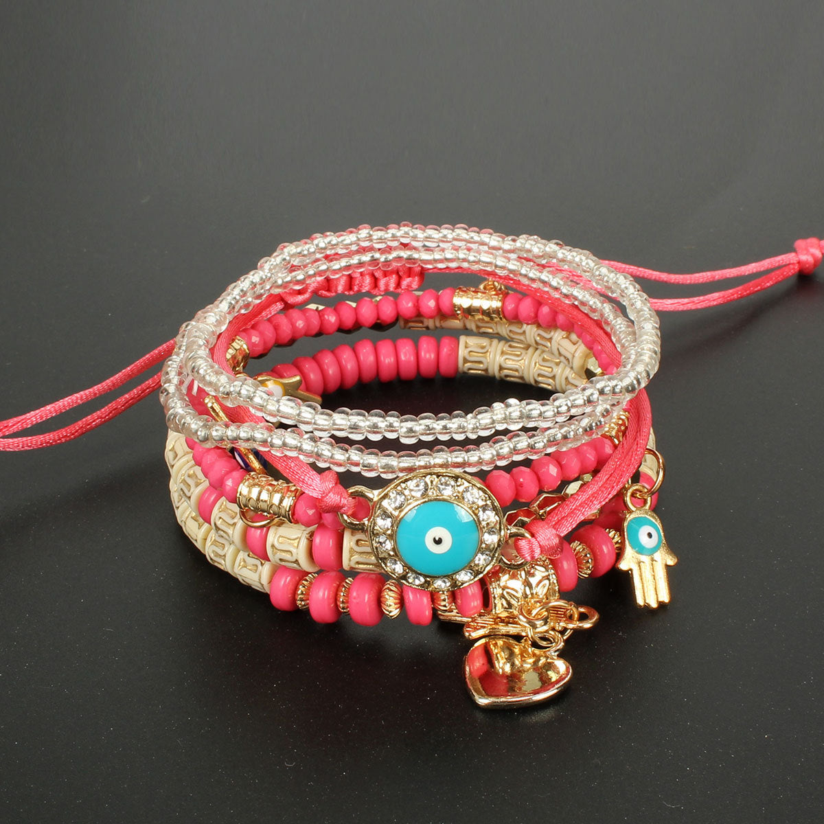 Wholesale Vintage Cute Character Multilayer Bracelet