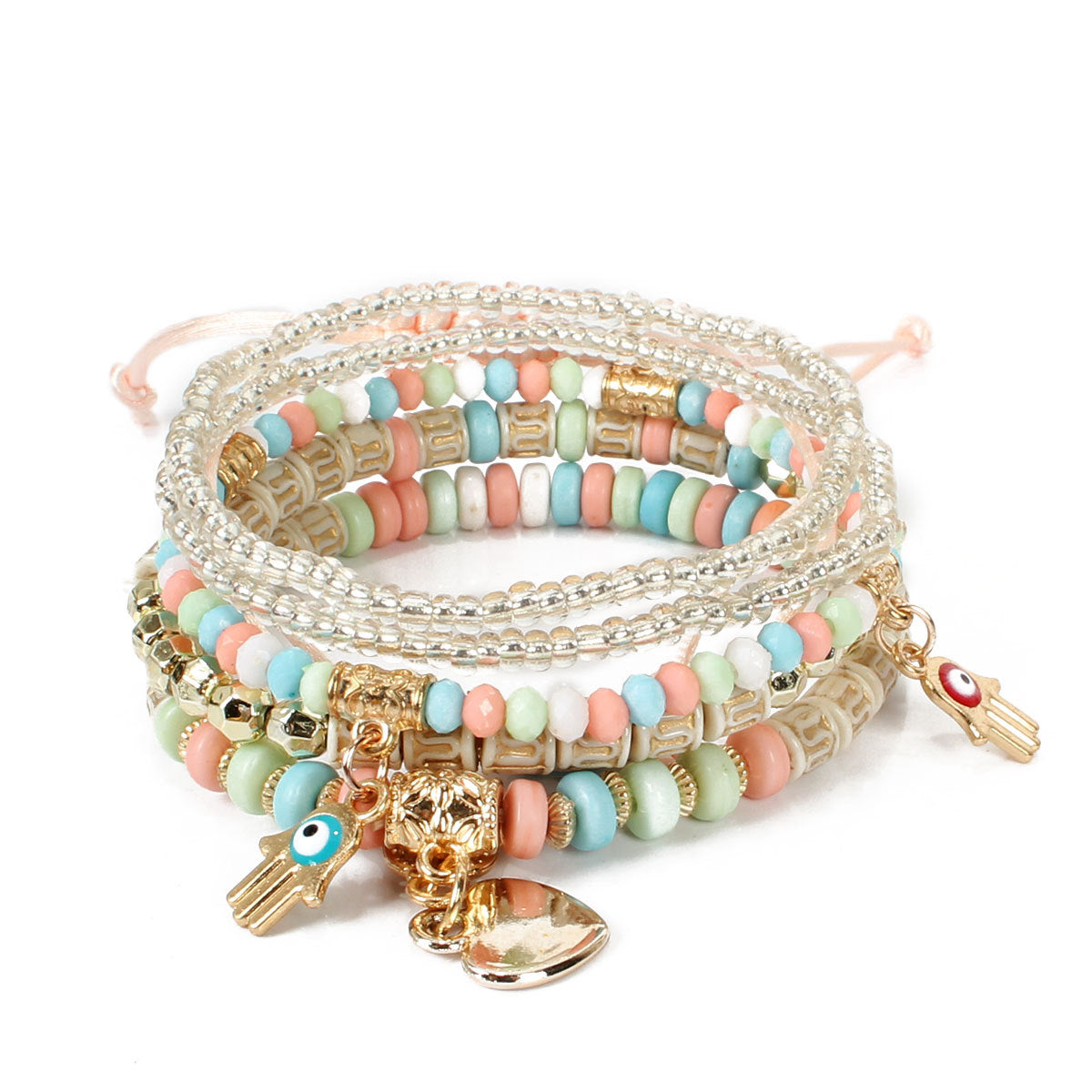 Wholesale Vintage Cute Character Multilayer Bracelet