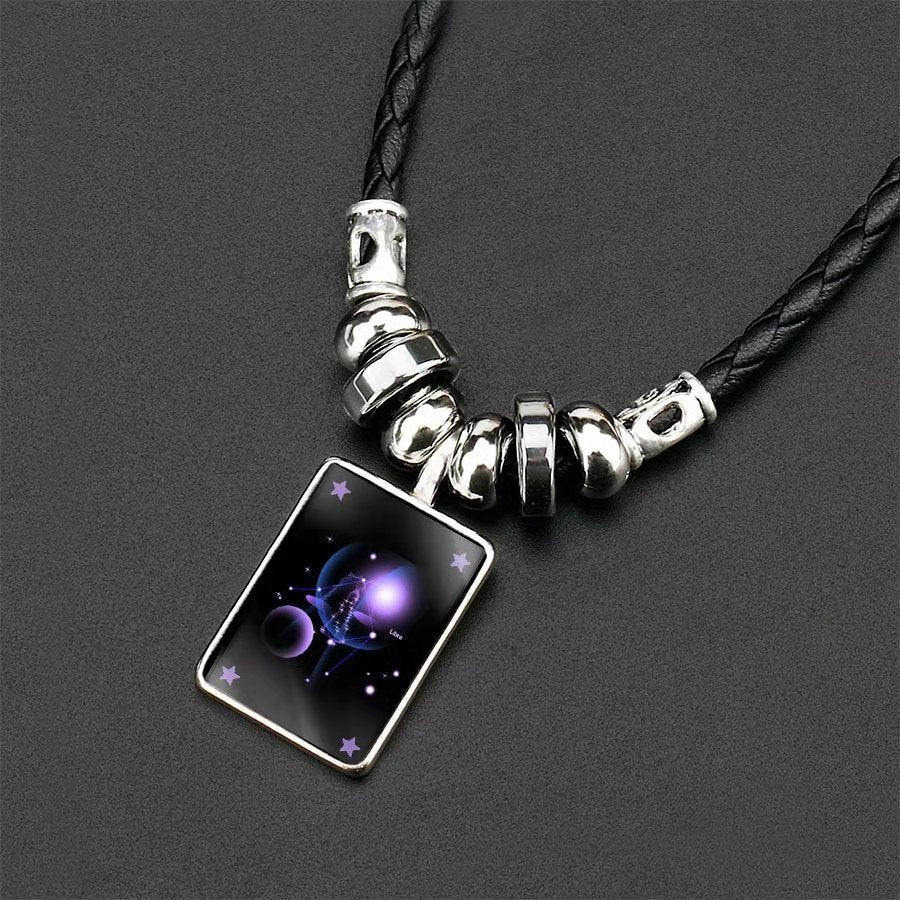 Wholesale Twelve Constellation Pendant Necklaces