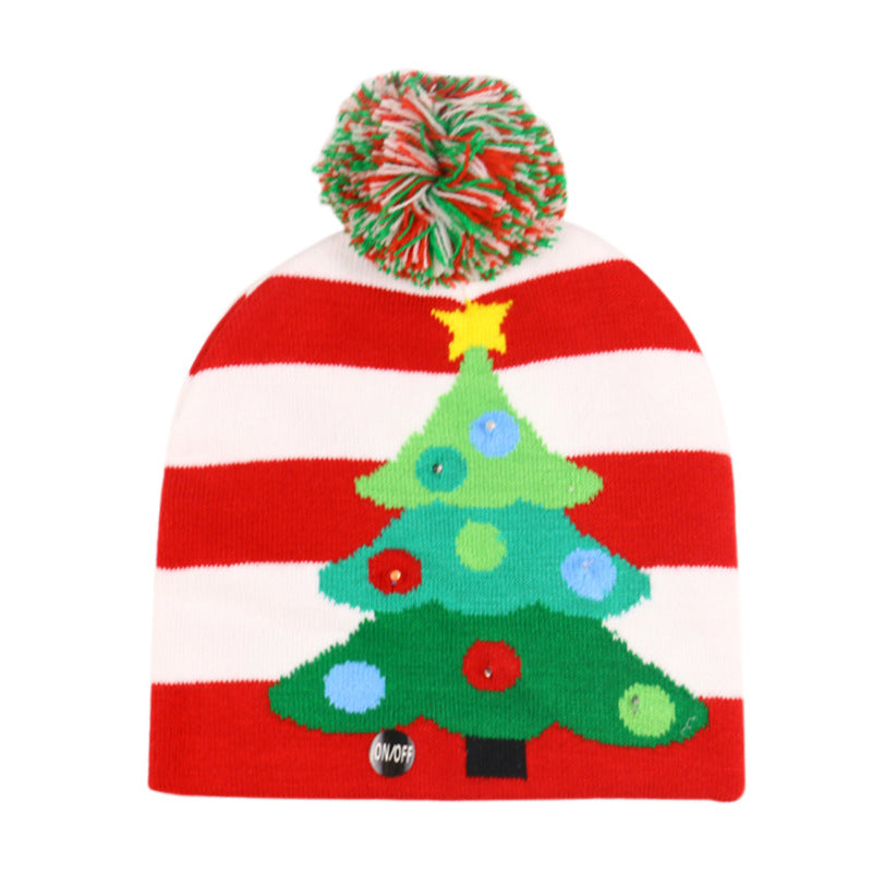 Wholesale Christmas Snowman Reindeer Christmas Tree Knit Hat