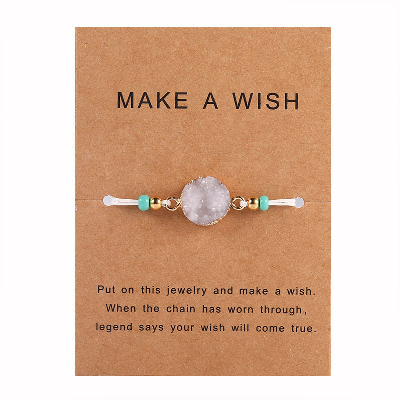 Brazalete de alambre trenzado de resina de cera de cera al por mayor