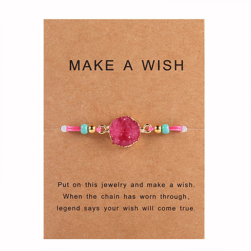 Brazalete de alambre trenzado de resina de cera de cera al por mayor