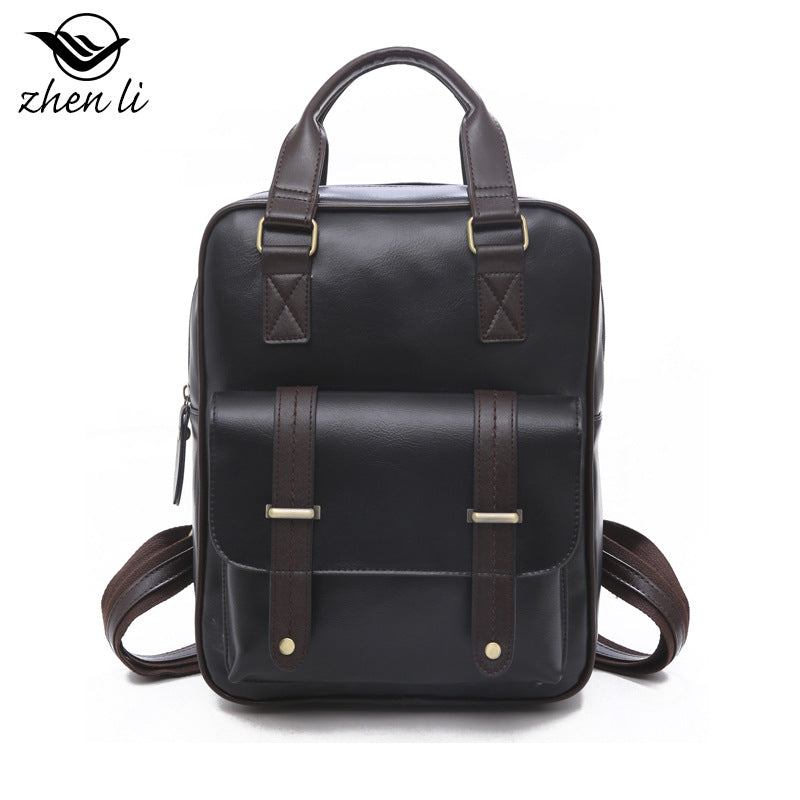 Wholesale Niche Design Double Shoulder Fashionable Retro Style Backpack
