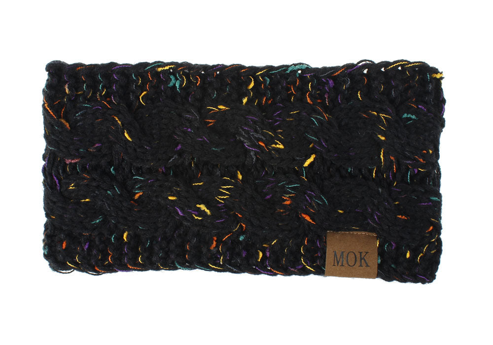 Wholesale Autumn and Winter Plush Acrylic Yarn Knitted Headbands