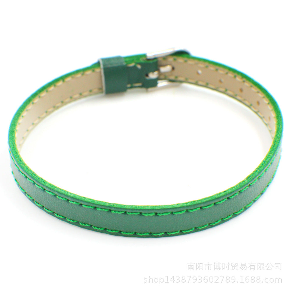 Wholesale  8mm imitation leather car line wrist strap