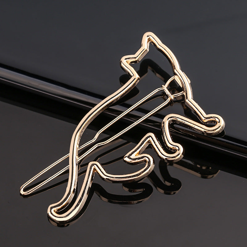 Wholesale Alloy Triangle Shaped Hair Clips