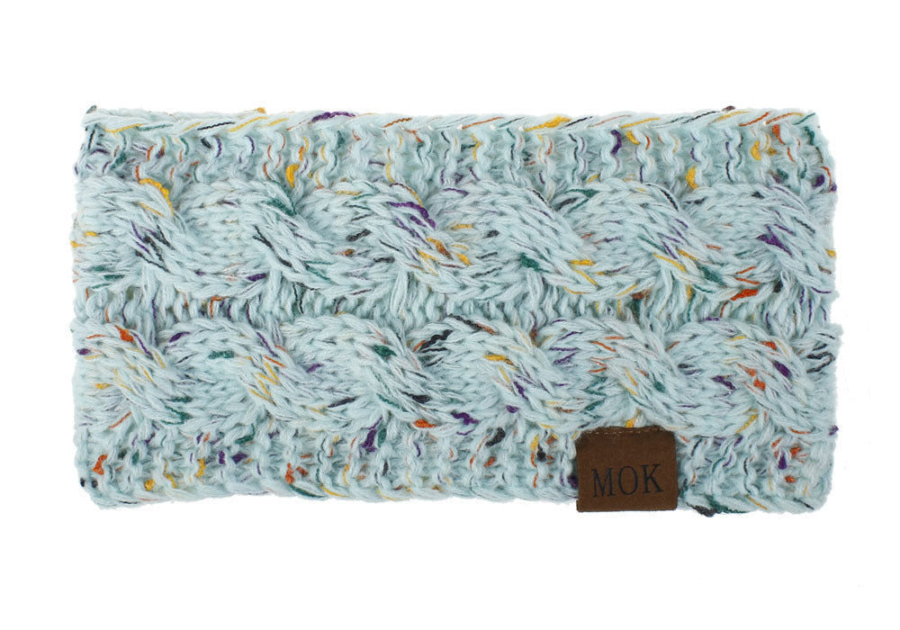 Wholesale Autumn and Winter Plush Acrylic Yarn Knitted Headbands