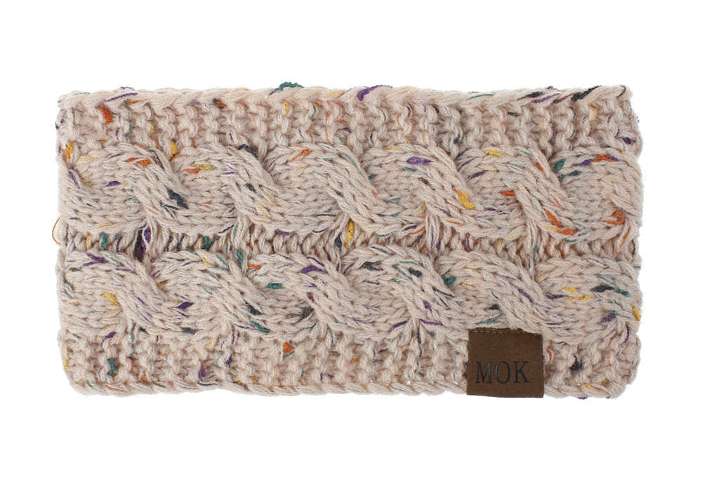 Wholesale Autumn and Winter Plush Acrylic Yarn Knitted Headbands