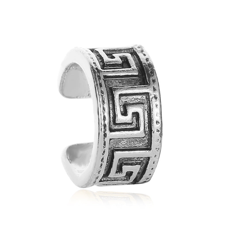 Wholesale Retro Ethnic Style Patterned Single Earring