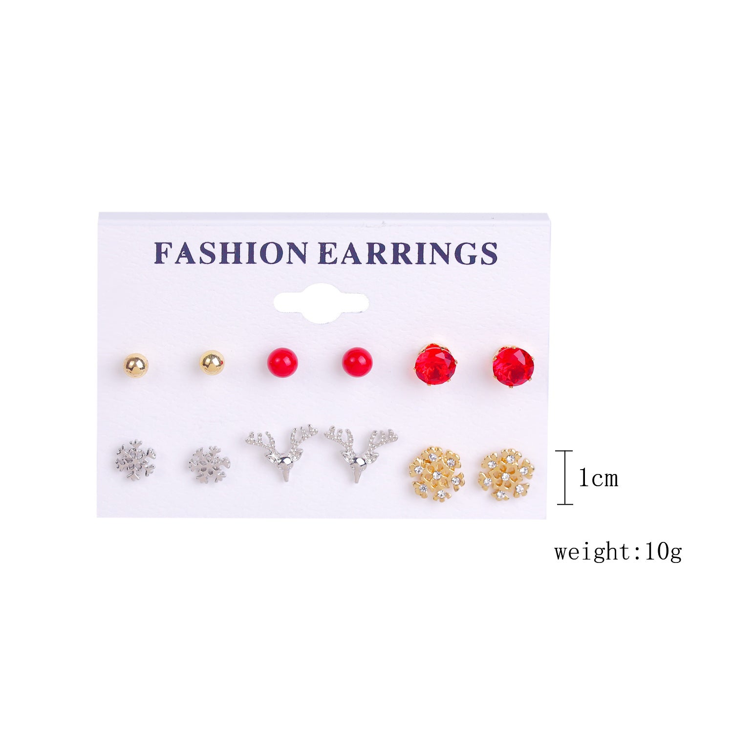 Wholesale Christmas Tree Snowflake Bell Earrings Earrings Set
