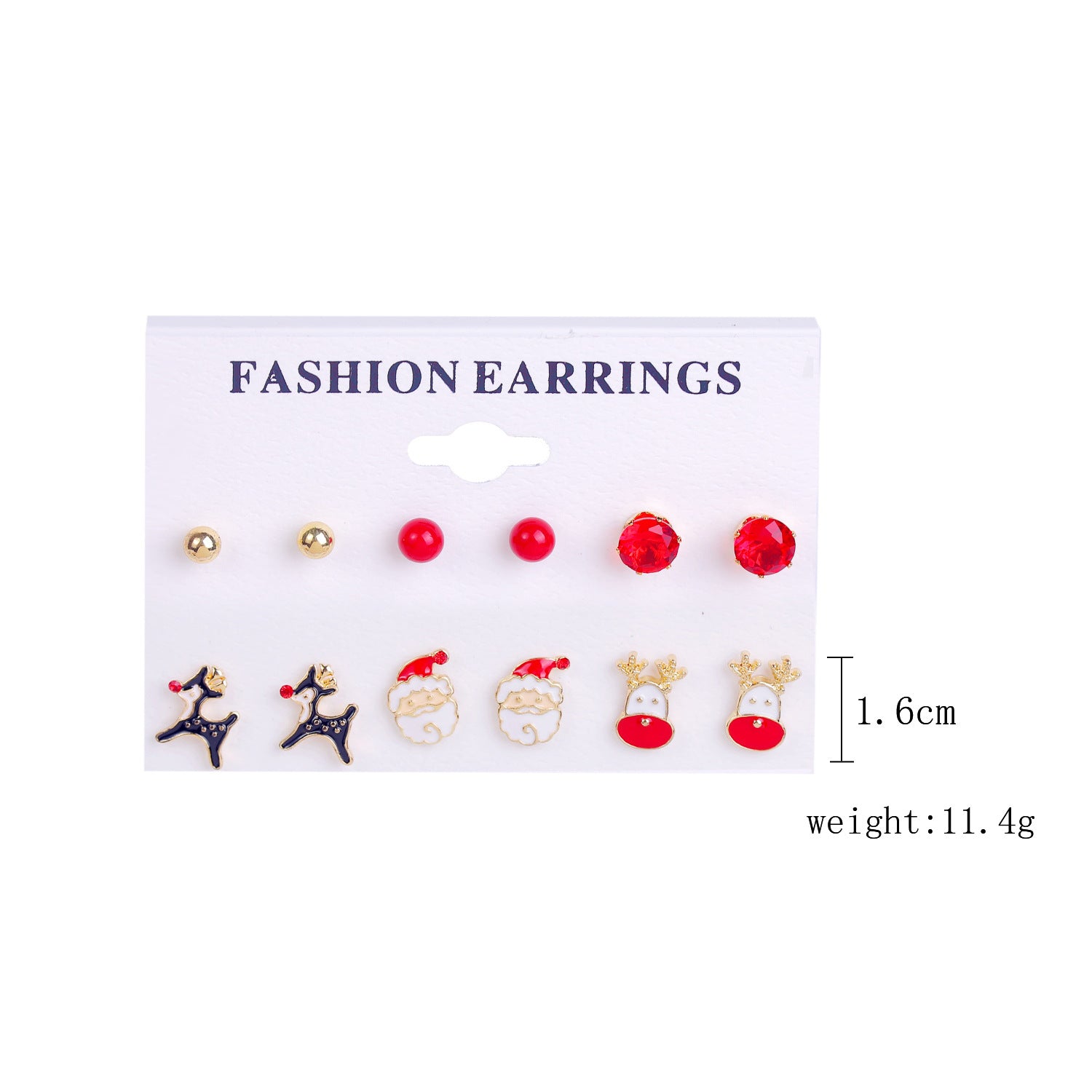 Wholesale Christmas Tree Snowflake Bell Earrings Earrings Set