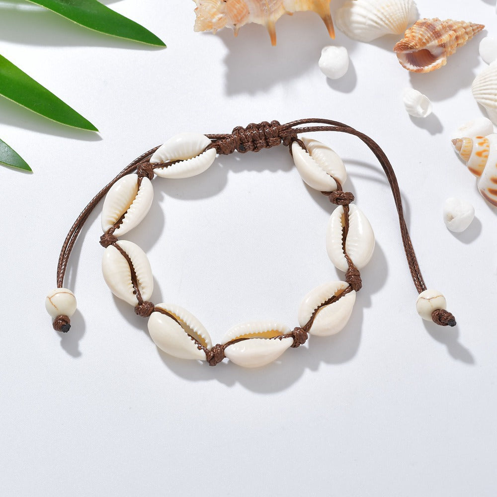 Wholesale Natural Shell Alloy Bracelet