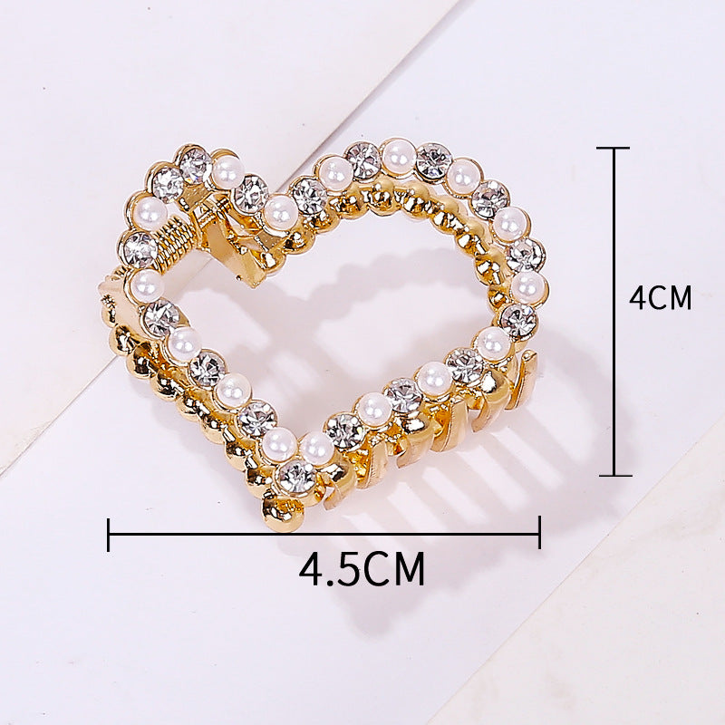 Wholesale New Rhinestone Pearl Metal Hairpin