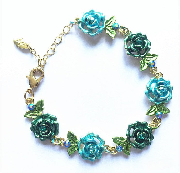 Wholesale Rosette Vintage Alloy Bracelets