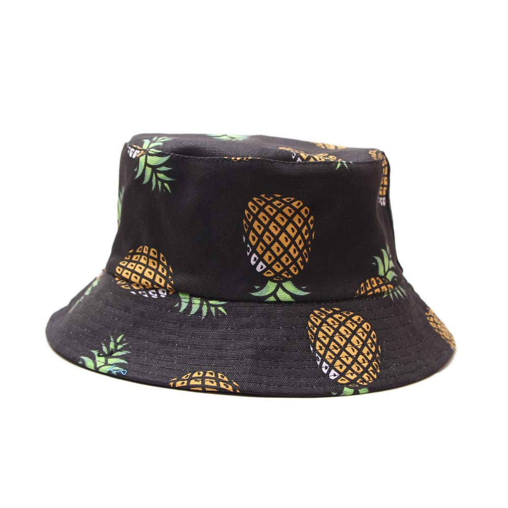 Wholesale Fruit Pineapple Reversible Bucket Hat