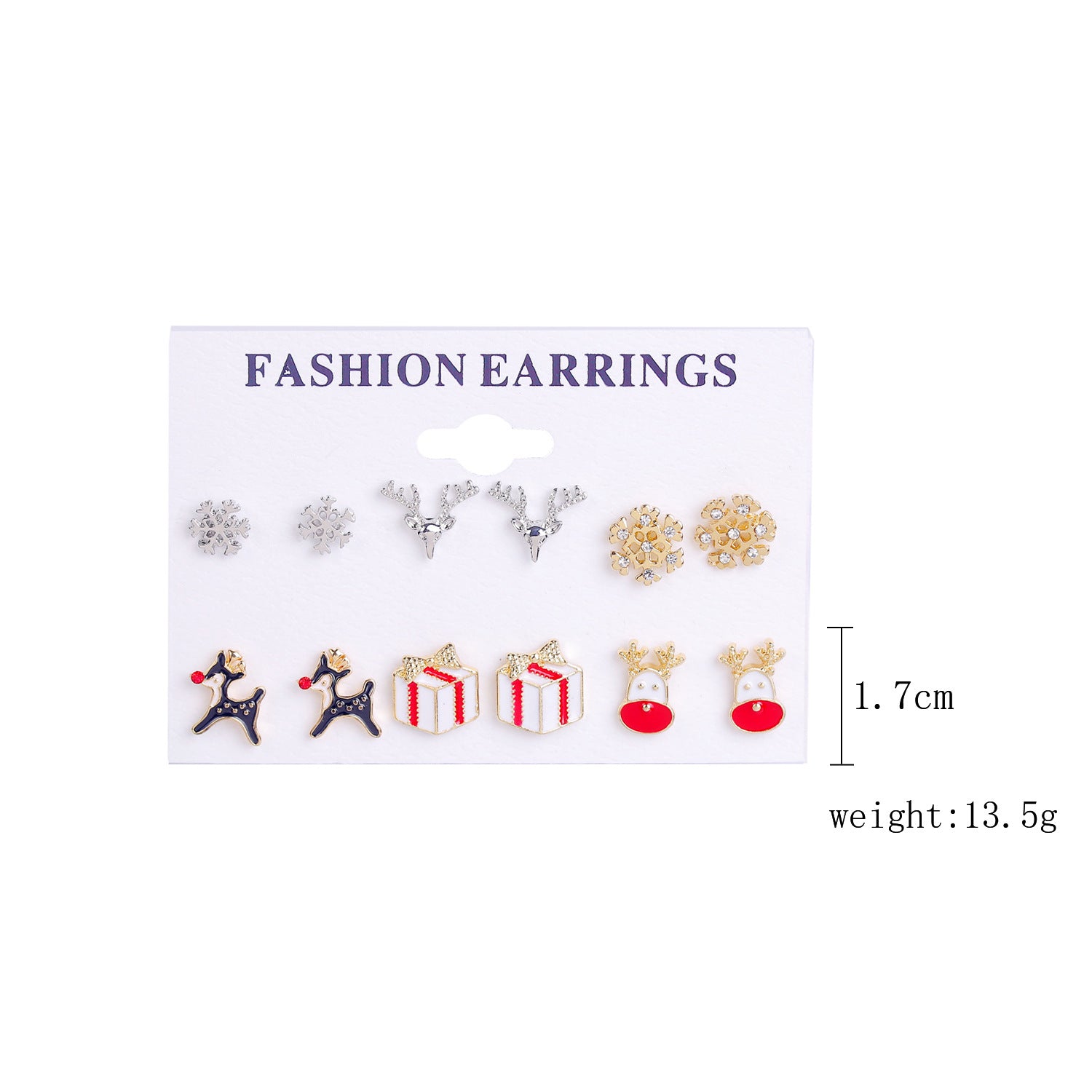 Wholesale Christmas Tree Snowflake Bell Earrings Earrings Set
