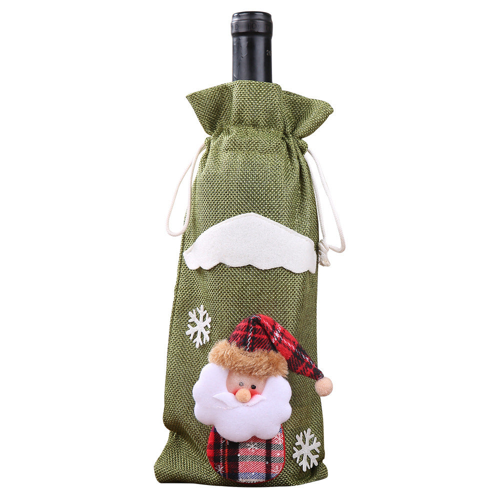 Wholesale Creative New Christmas Bottle Set Table Dress