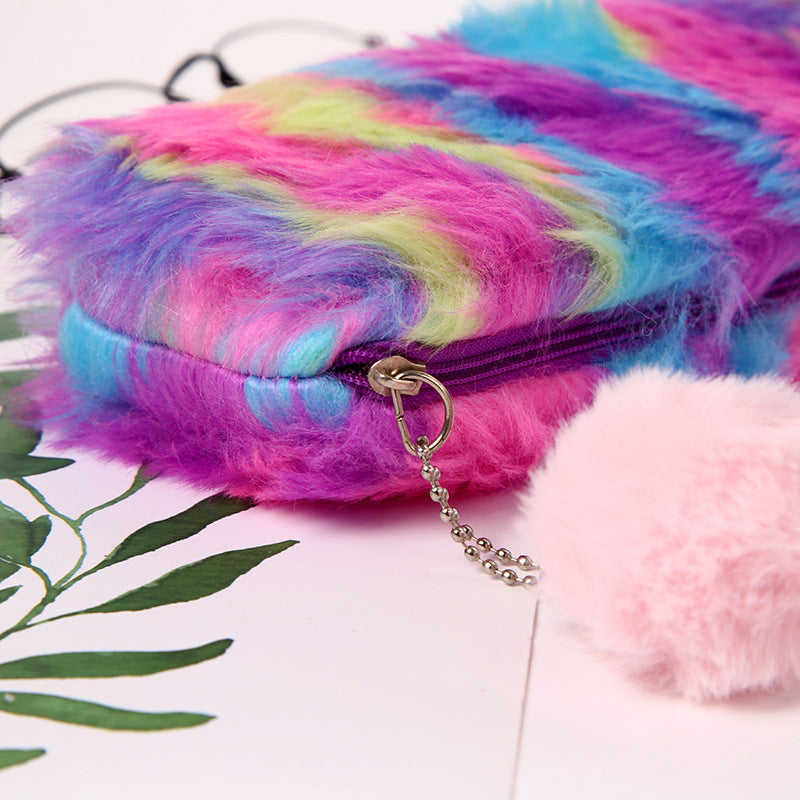 Wholesale Spandex Plush Pencil Case