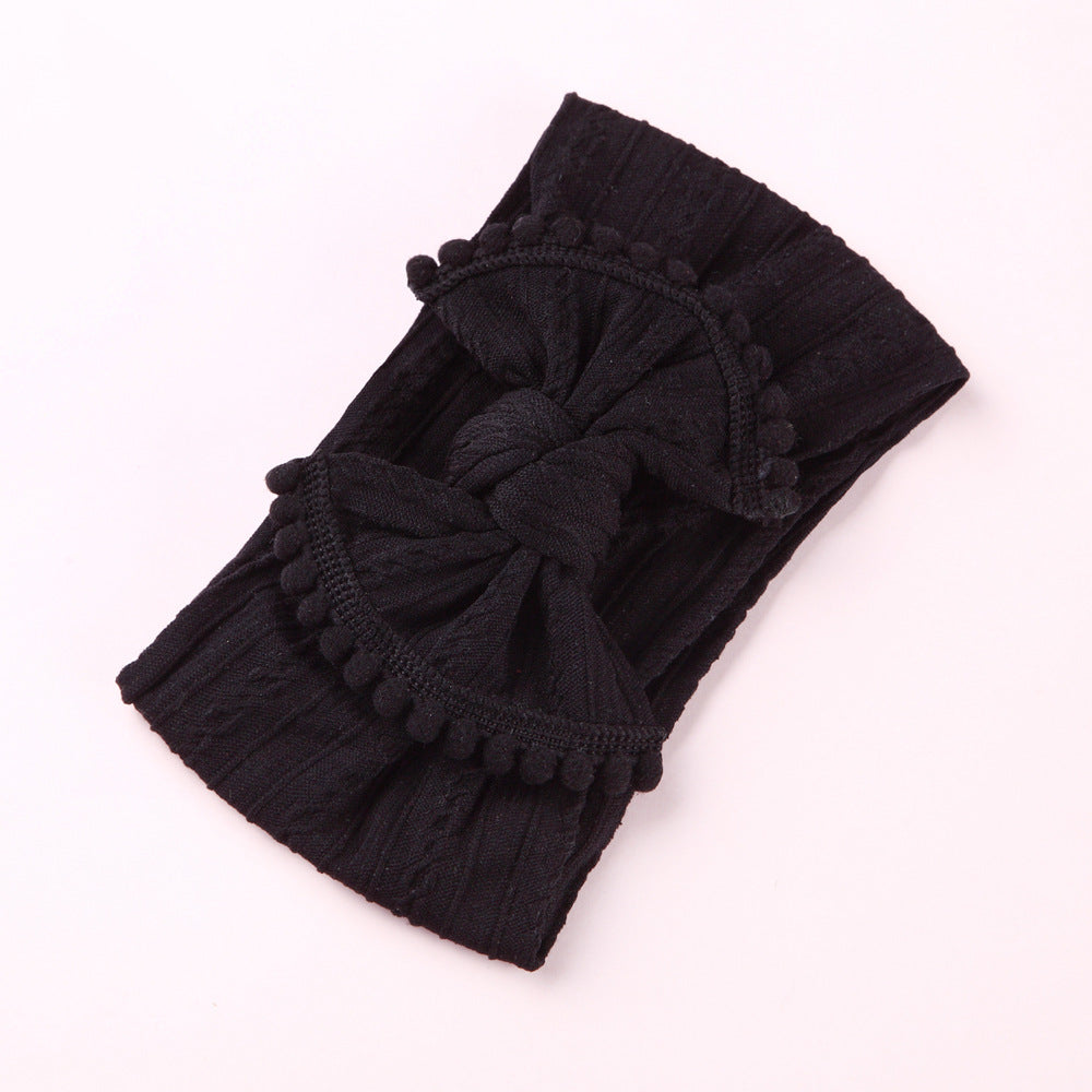 Wholesale Hair Ball Bow Nylon Children's Headbands