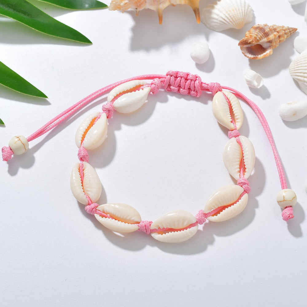 Wholesale Natural Shell Alloy Bracelet