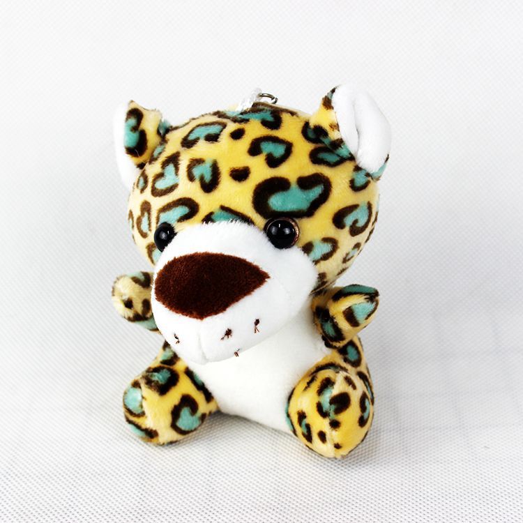 Wholesale Jungle Animals Lion Leopard Stuffed Toy Key Chain