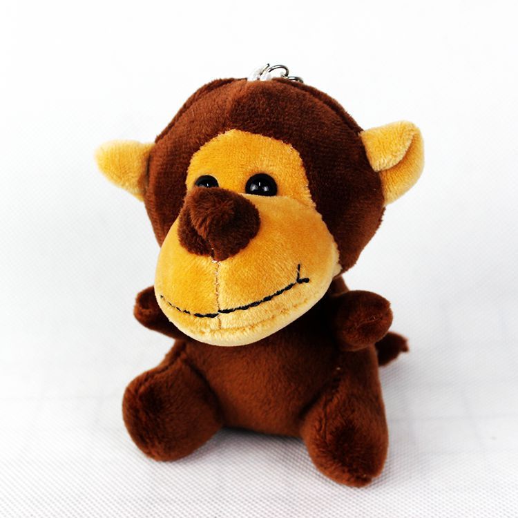 Wholesale Jungle Animals Lion Leopard Stuffed Toy Key Chain