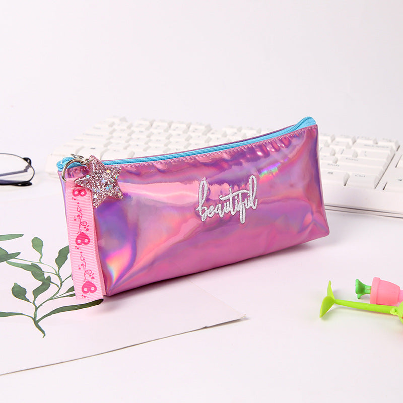 Wholesale Leather Portable Colorful Pencil Case