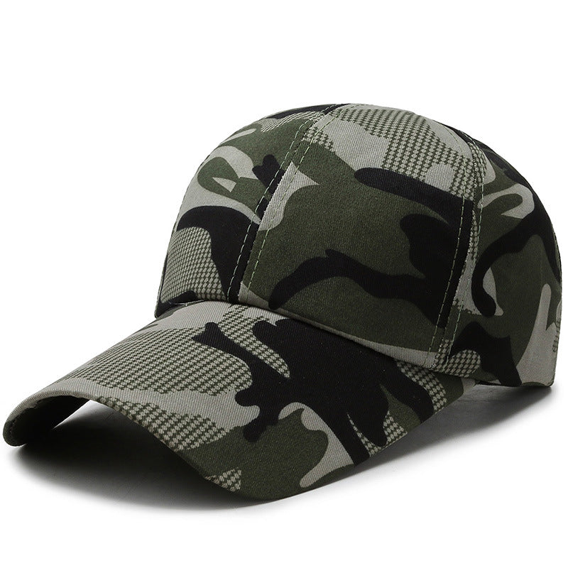 Wholesale Outdoor camouflage baseball cap wide brim cap labor protection cap