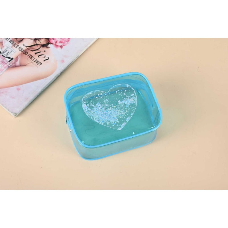 Wholesale Portable Large Capacity Multifunctional Transparent Jelly Color Cosmetic Bag