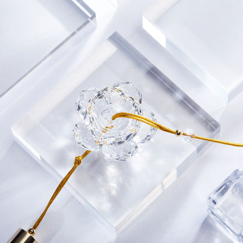 Wholesale Crystal Water Lily Safety Car Hanging